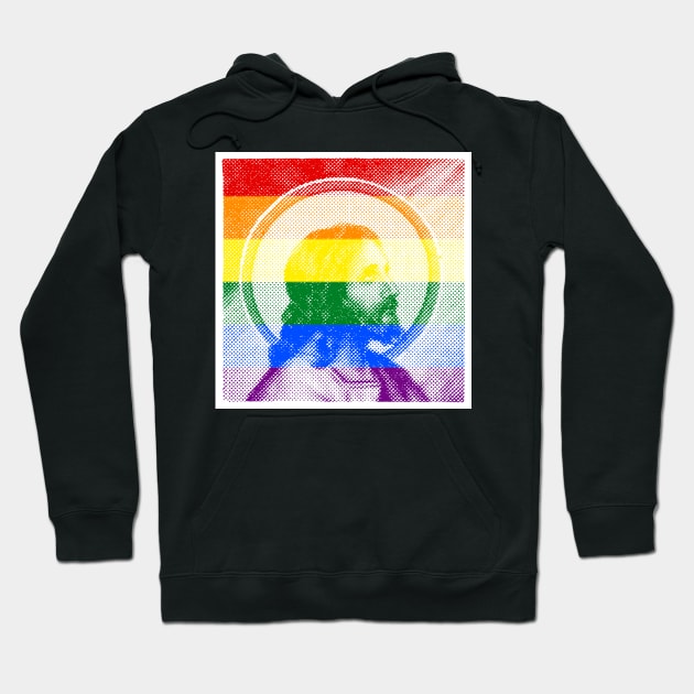 Rainbow Jesus Hoodie by TeeLabs